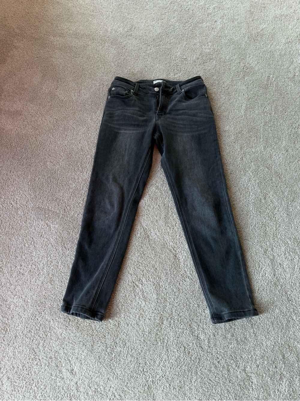 Women’s High-Rise Grey Slim Jeans